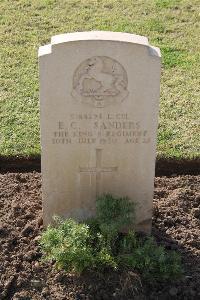 Ismailia War Memorial Cemetery - Sanders, Edward C.H.